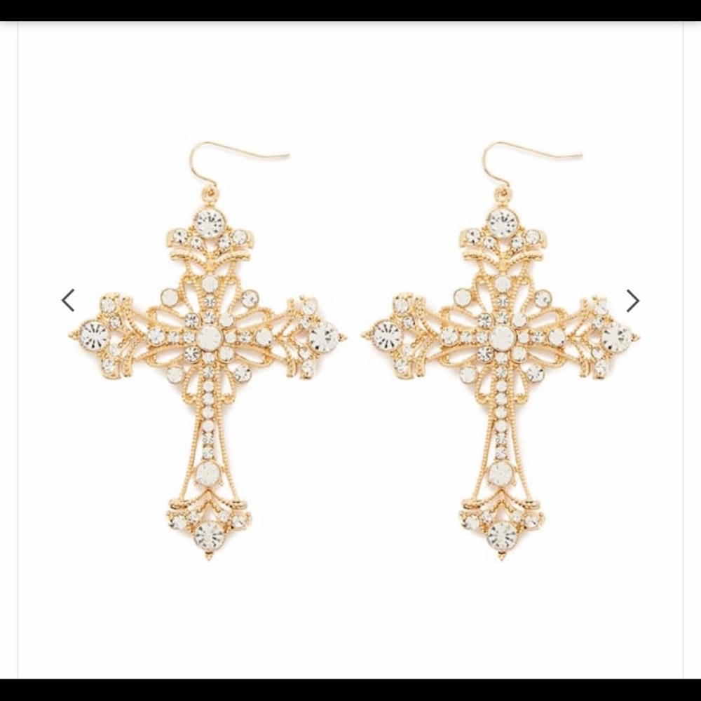 Exclusive Cross Earrings